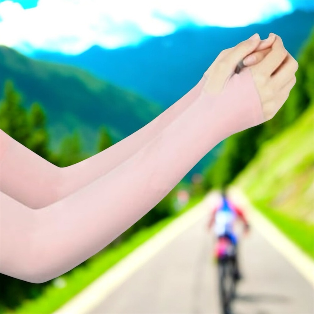 $5 Add-On 🆕SPF50+ Sun Protection Baby Pink Arm Sleeves